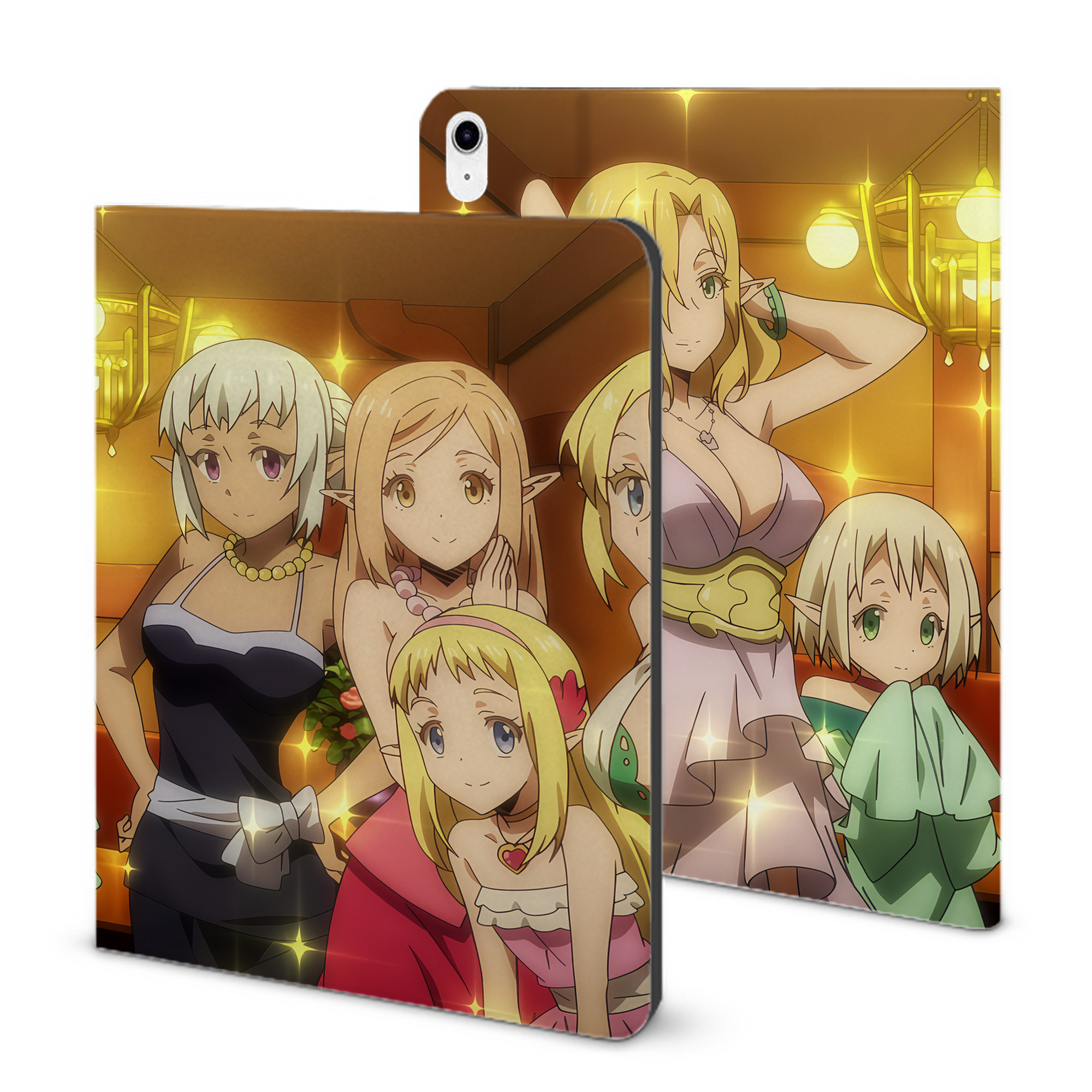 （画像用） 転スラ Regarding Reincarnated to Slime IPad ケース ブック型 PUレザー TPU 耐衝撃 軽量 薄型 ペン収納なし 全面保護 IPad 各モデル対応